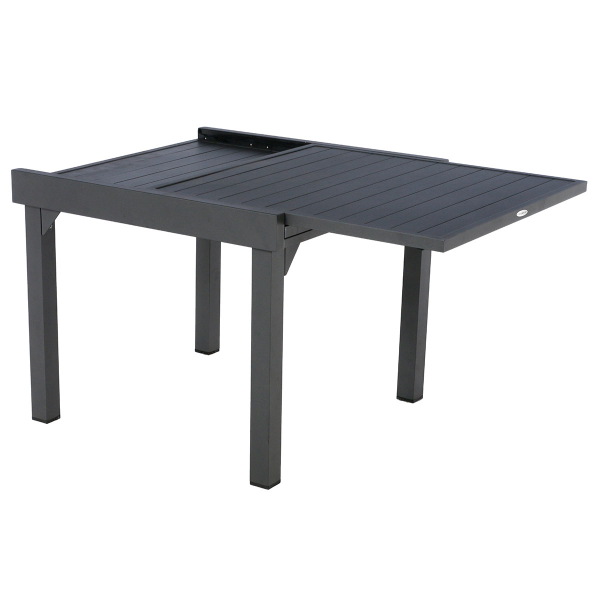 Τραπέζι Επεκτεινόμενο Εξωτερικού Χώρου (90/180x90x75.5) H-S Piazza Graphite 139778
