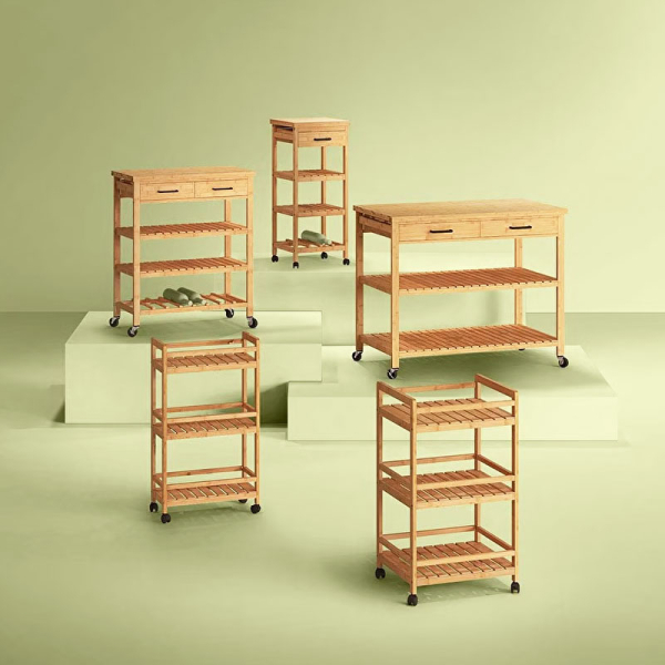 Τρόλεϊ/Ραφιέρα 3 Θέσεων (45.3x22x80) F-V Linha 189605