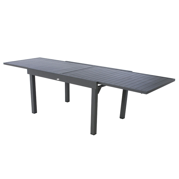 Τραπέζι Επεκτεινόμενο Εξωτερικού Χώρου (135/270x90x75.5) H-S Piazza Graphite 139779