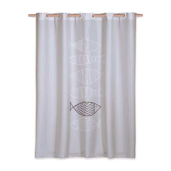 Κουρτίνα Μπάνιου (180x200) Με Τρουκς Nef-Nef Fish Style