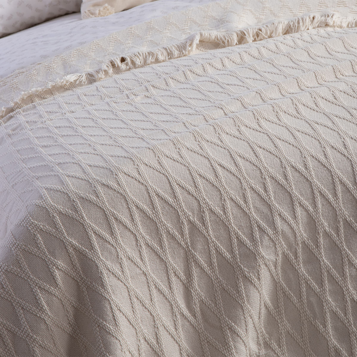 Κουβερτόριο Υπέρδιπλο (230x240) Nef-Nef Homeware Serenity Outlast Ecru φωτογραφία