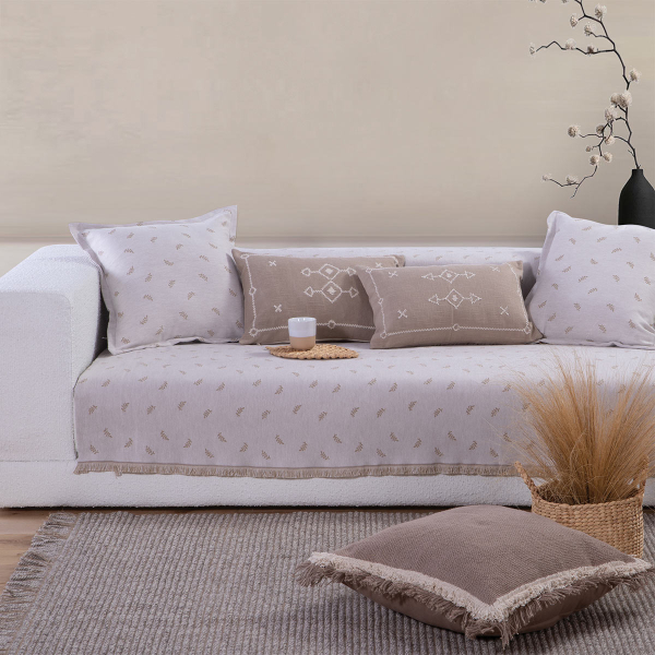 Ριχτάρι Τριθέσιου (170x300) Nef-Nef Homeware Amaranta Beige