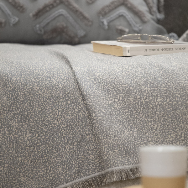 Ριχτάρι Τετραθέσιου (170x350) Nef-Nef Homeware Aronia Grey