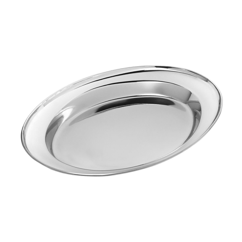 Πιατέλα Σερβιρίσματος Οβάλ (30x22) Estia Ίνοξ 01-19570