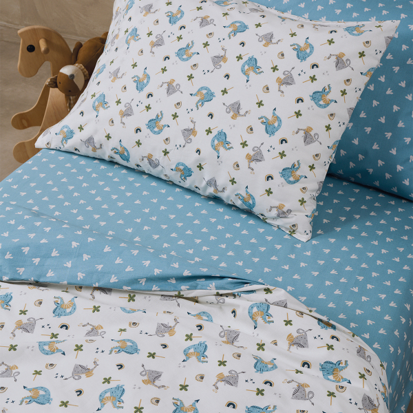 Παπλωματοθήκη Μονή (Σετ 165x245) 2 Όψεων Kentia Versus Mesmer