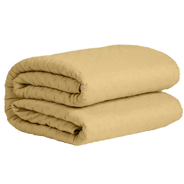 Κουβερλί Μονό (160x240) Das Home Happy Iron Free 9631 Ochre