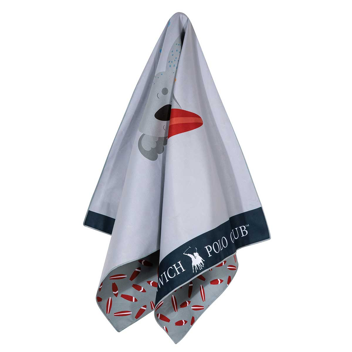Παιδική Πετσέτα Θαλάσσης Microfiber 2 Όψεων (70X140) Greenwich Polo Club Junior 3882 Home Πετσέτες Παιδικές Spitishop