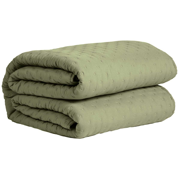 Κουβερλί Μονό (160x240) Das Home Happy Iron Free 9629 Olive