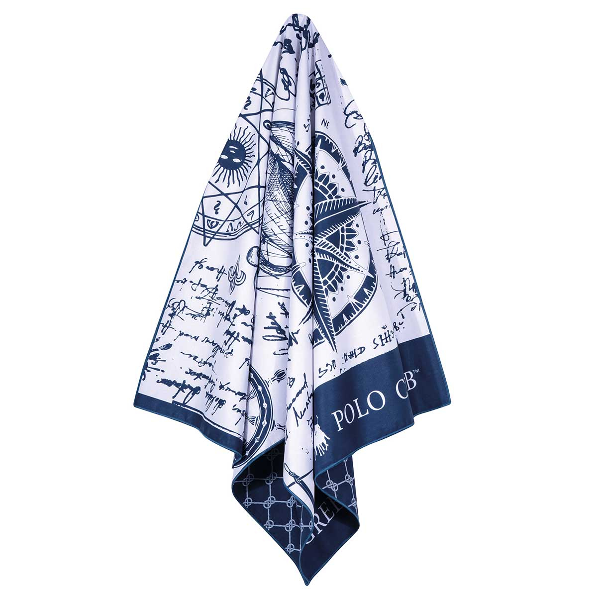 Πετσέτα Θαλάσσης Microfiber 2 Όψεων (80X170) Greenwich Polo Club Beach 3909 Home Πετσέτες Ενηλίκων Spitishop