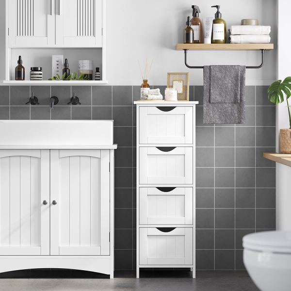 Συρταριέρα 4 Θέσεων (26.5x28.5x82) Vasagle LHC40W