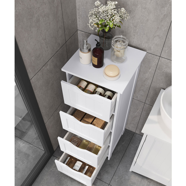 Συρταριέρα 4 Θέσεων (26.5x28.5x82) Vasagle LHC40W