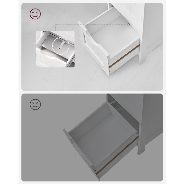 Συρταριέρα 4 Θέσεων (26.5x28.5x82) Vasagle LHC40W