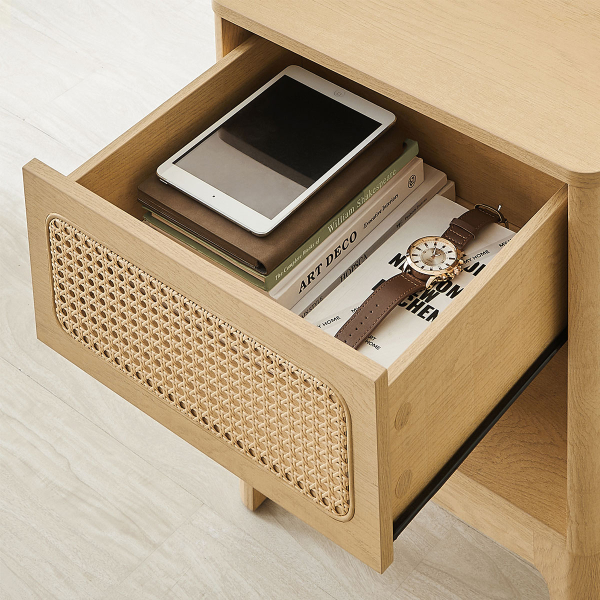 Κομοδίνο Με Συρτάρι & Ράφι (45x40x60) Vasagle LET616T57