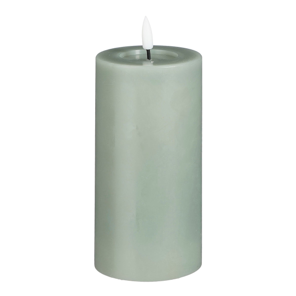 Διακοσμητικό Φωτιστικό Κερί Led (Φ7.5x15) Edelman Mica Green 1134701