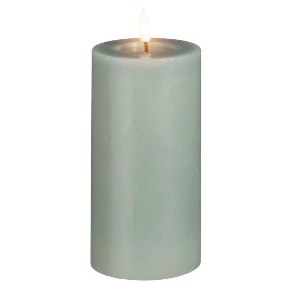 Διακοσμητικό Φωτιστικό Κερί Led (Φ7.5x15) Edelman Mica Green 1134701