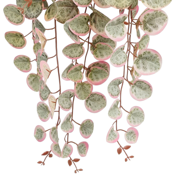 Τεχνητό Φυτό Σε Γλάστρα Κρεμαστό (Φ12x46) Edelman Ceropegia Pink 1151041