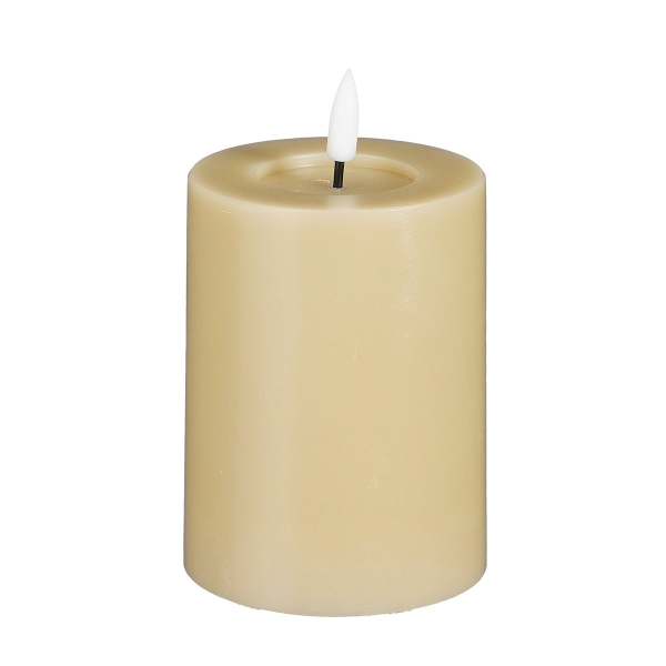 Διακοσμητικό Φωτιστικό Κερί LED (Φ7.5x10) Edelman Mica Taupe 1134706