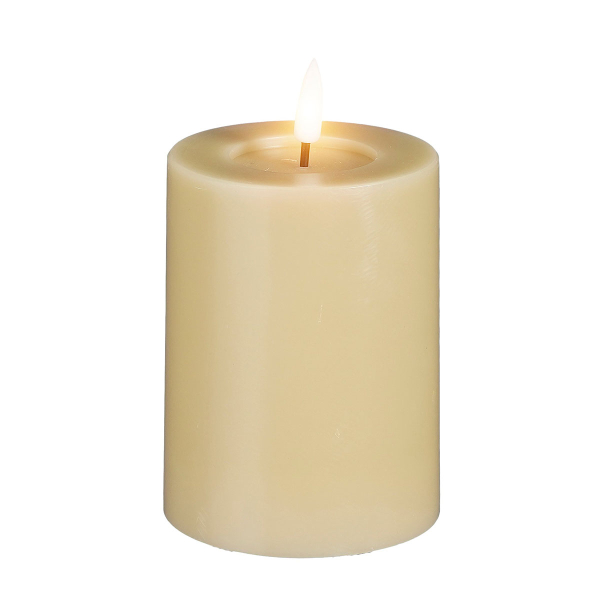 Διακοσμητικό Φωτιστικό Κερί LED (Φ7.5x10) Edelman Mica Taupe 1134706