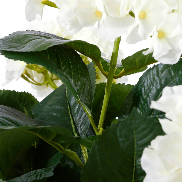 Τεχνητό Λουλούδι Σε Γλάστρα 45εκ. Edelman Hortensia White 947278