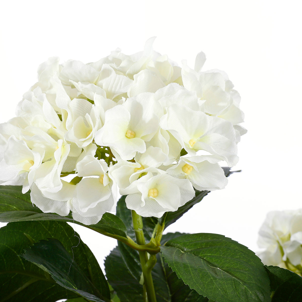 Τεχνητό Λουλούδι Σε Γλάστρα 45εκ. Edelman Hortensia White 947278