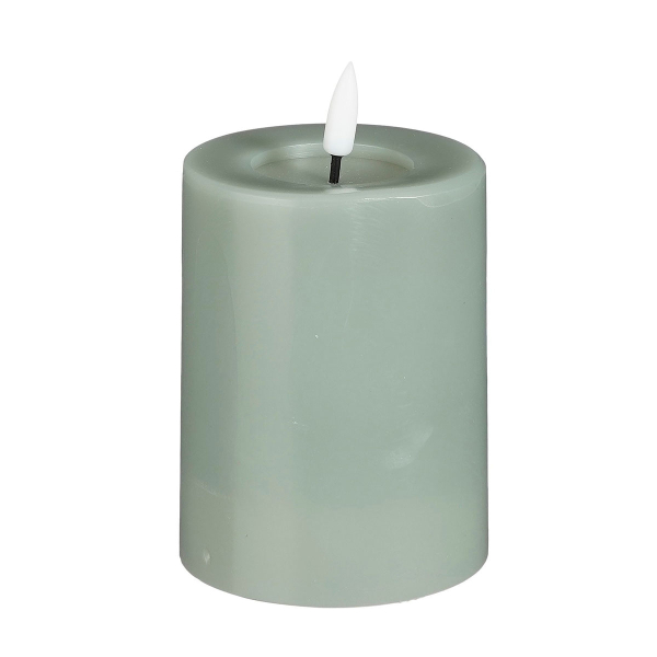 Διακοσμητικό Φωτιστικό Κερί Led (Φ7.5x10) Edelman Mica Green 1134700