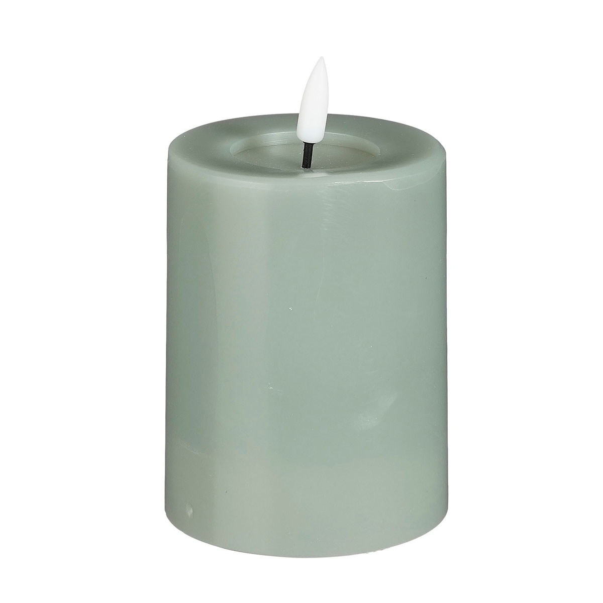 Διακοσμητικό Φωτιστικό Κερί Led (Φ7.5×10) Edelman Mica Green 1134700