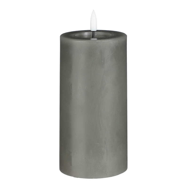 Διακοσμητικό Φωτιστικό Κερί Led (Φ7.5x15) Edelman Mica Grey 1134713