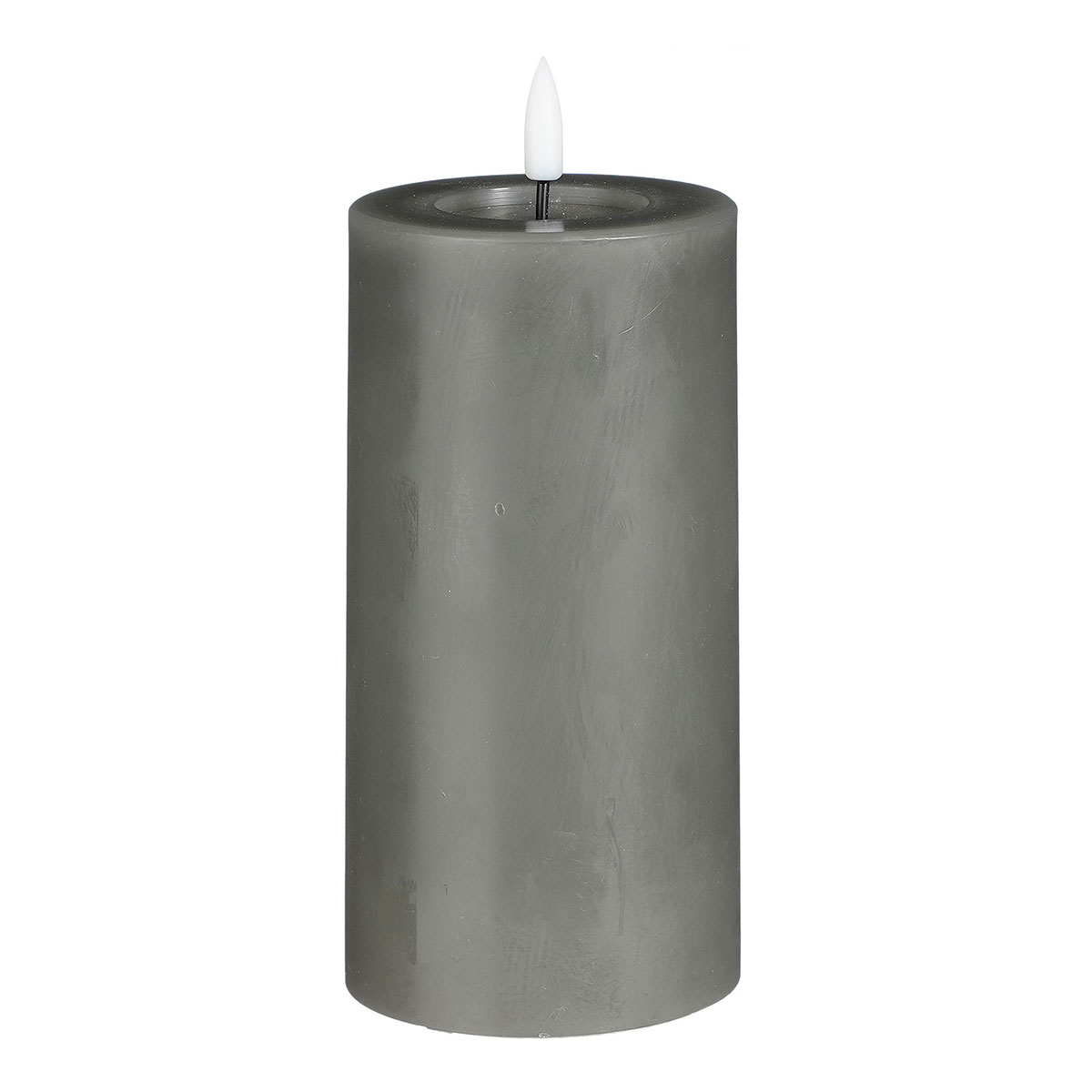 Διακοσμητικό Φωτιστικό Κερί Led (Φ7.5×15) Edelman Mica Grey 1134713 278256