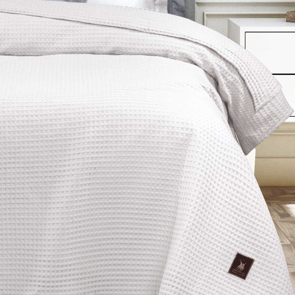 Κουβέρτα Πικέ Υπέρδιπλη (220x240) Greenwich Polo Club Essential 3453 White