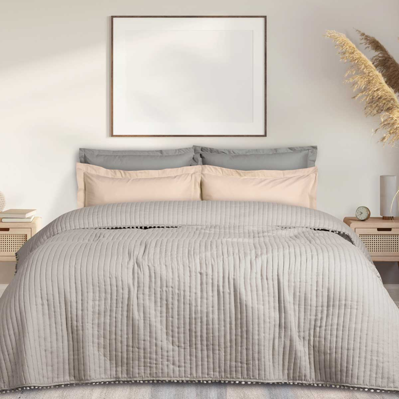 Κουβερλί Μονό (160x240) Das Home Happy Iron Free 9625 Σπαγγί