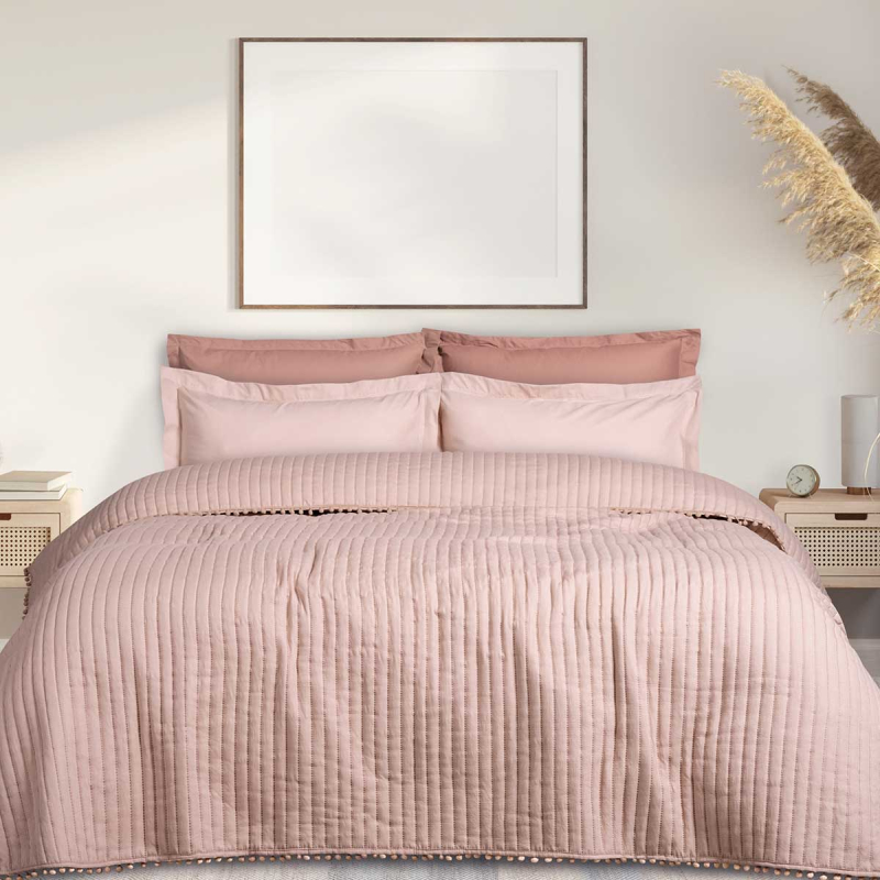 Κουβερλί Μονό (160x240) Das Home Happy Iron Free 9626 Salmon