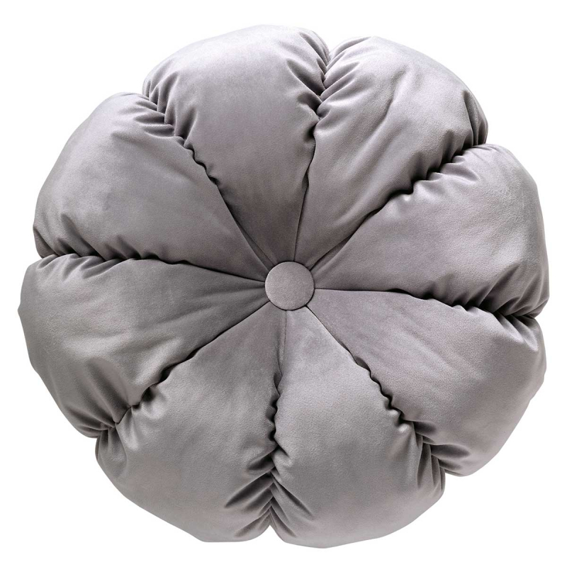 Διακοσμητικό Μαξιλάρι Βελουτέ (Φ45) Das Home Cushions 0263 Grey