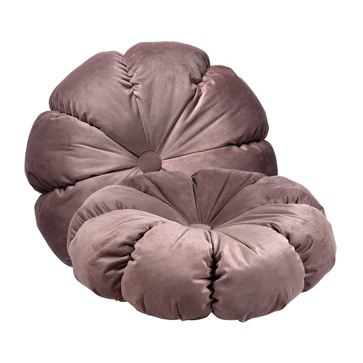 Διακοσμητικό Μαξιλάρι Βελουτέ (Φ45) Das Home Cushions 0264 Brown Λευκά Είδη Σαλονιού Μαξιλάρια Διακοσμητικά Spitishop
