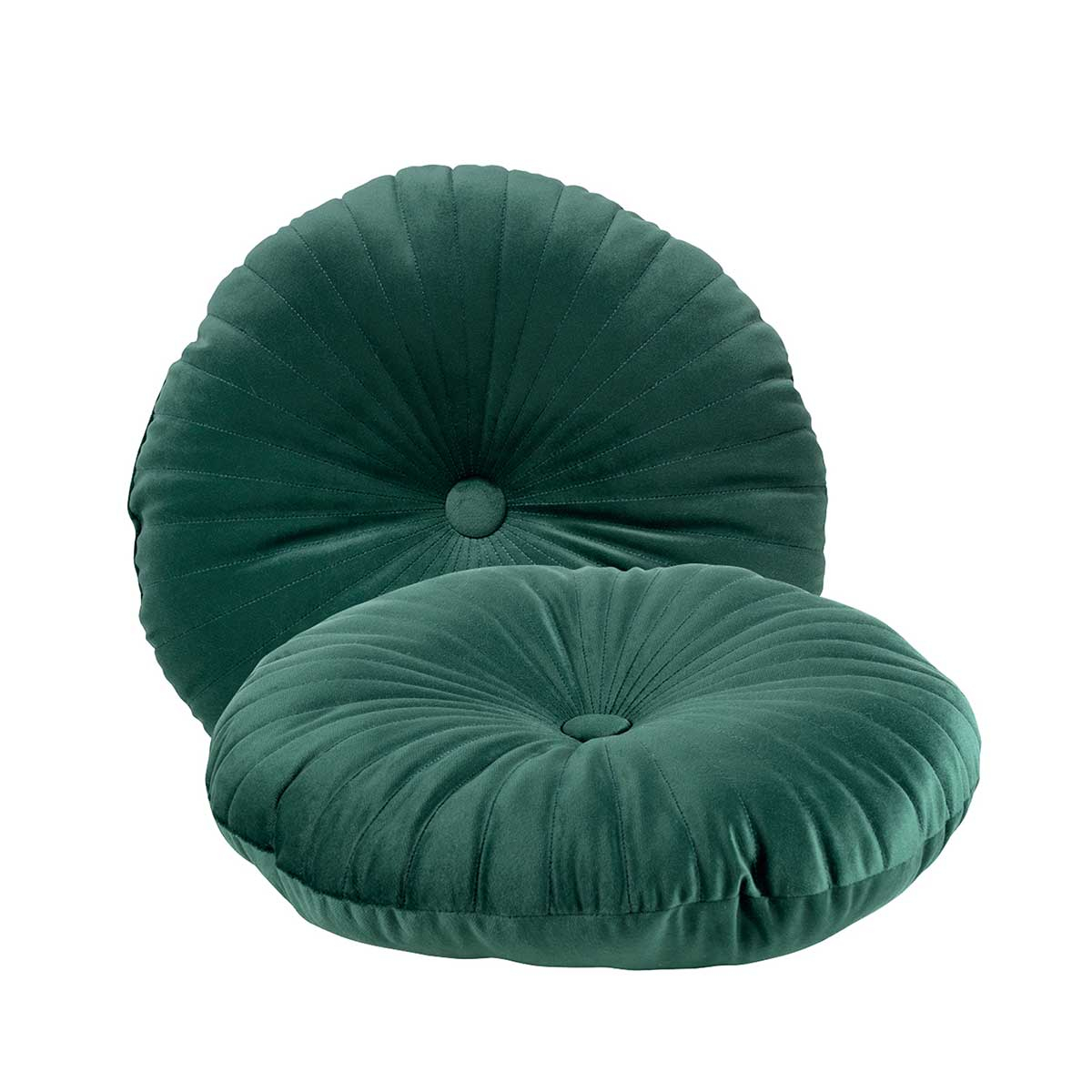Διακοσμητικό Μαξιλάρι Βελουτέ (Φ38) Das Home Cushions 0267 Green Λευκά Είδη Σαλονιού Μαξιλάρια Διακοσμητικά Spitishop