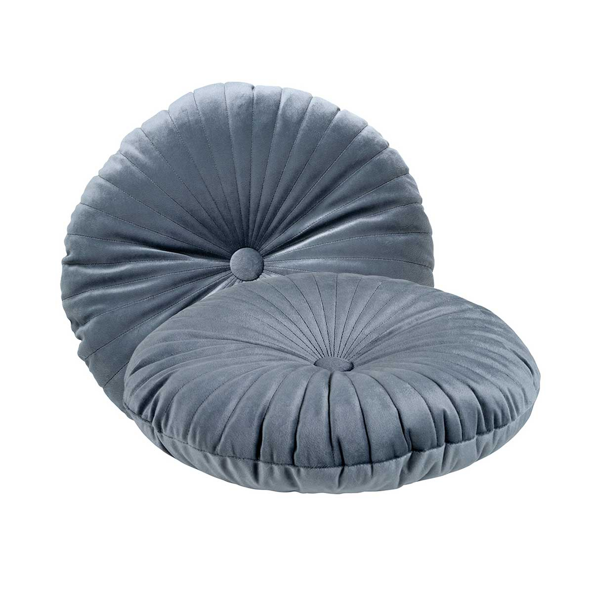 Διακοσμητικό Μαξιλάρι Βελουτέ (Φ38) Das Home Cushions 0270 D Grey Λευκά Είδη Σαλονιού Μαξιλάρια Διακοσμητικά Spitishop