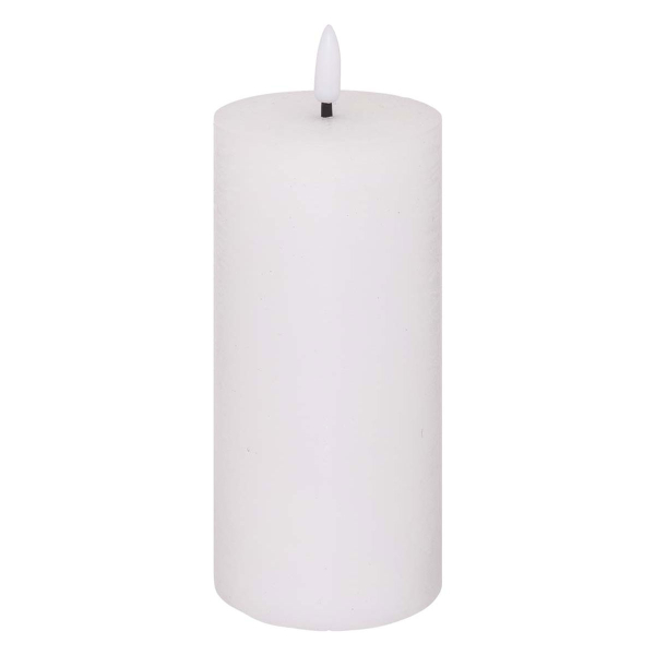 Διακοσμητικό Φωτιστικό Κερί Led (Φ7x17.5) A-S Molia Blanc 200663A