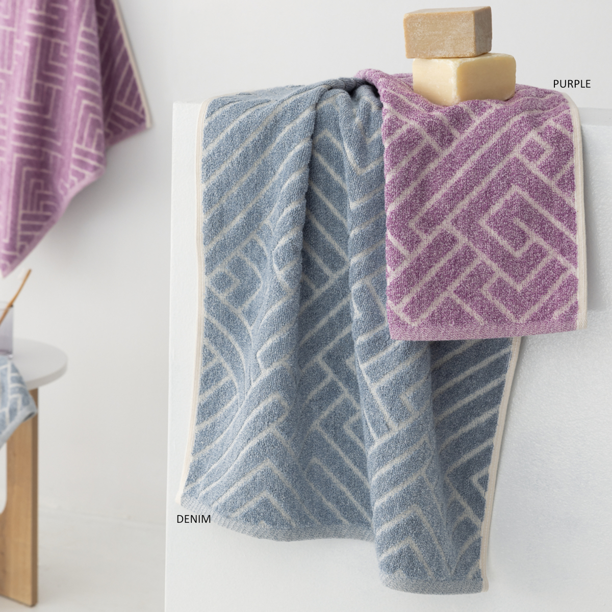 Palamaiki Πετσέτες Μπάνιου (Σετ 3τμχ) Palamaiki Ranon 550gsm