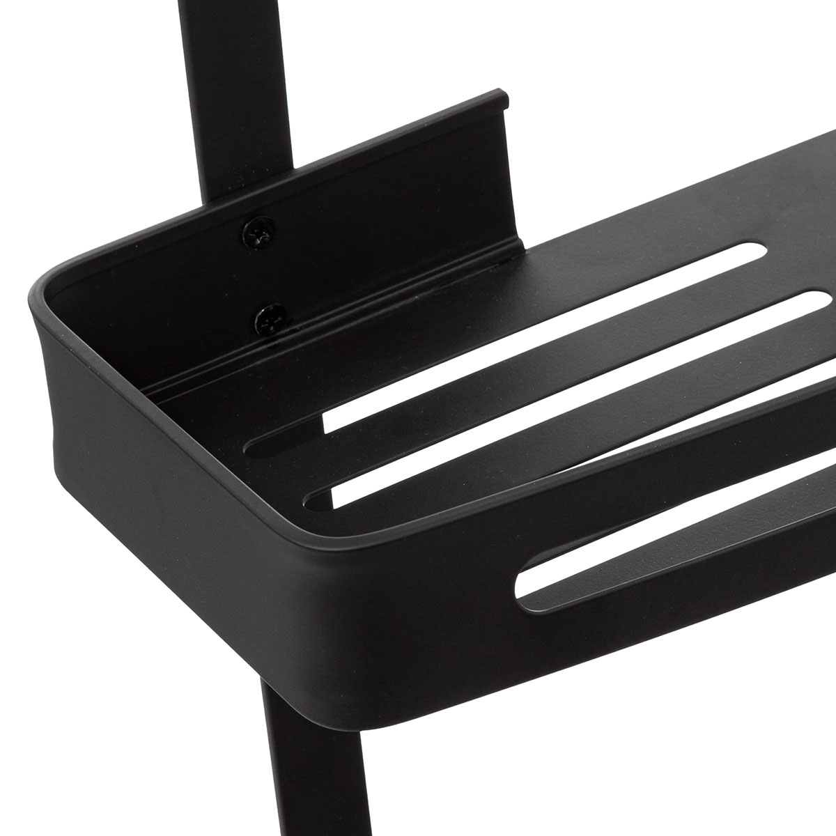 Ραφιέρα Μπάνιου Διπλή (32 5X16X60) F-V Blackalu 200120 Home Οργάνωση & Αποθήκευση Ραφιέρες Εταζέρες Spitishop