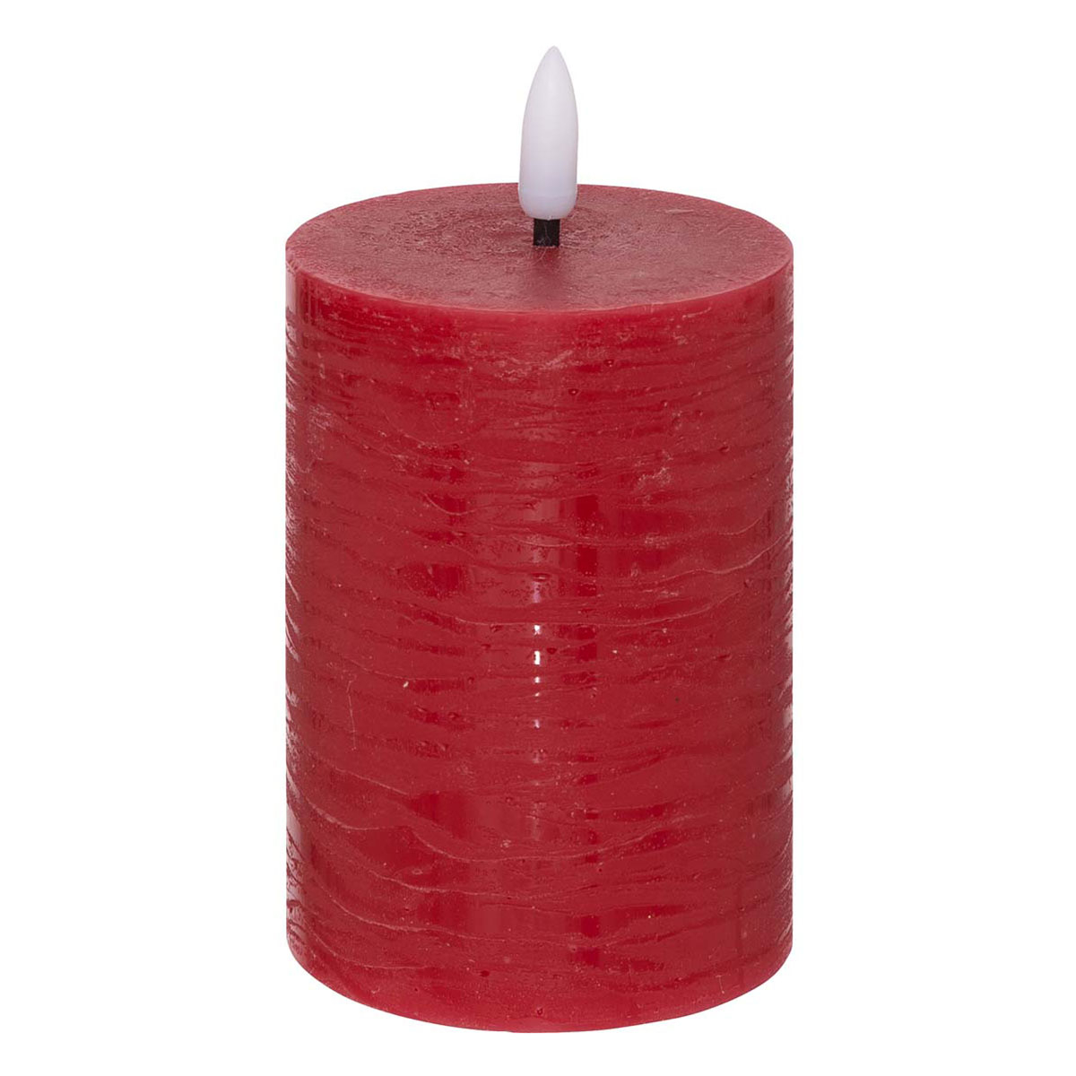 Διακοσμητικό Φωτιστικό Κερί (Φ7×13) A-S Molia Rouge 200665B 278711