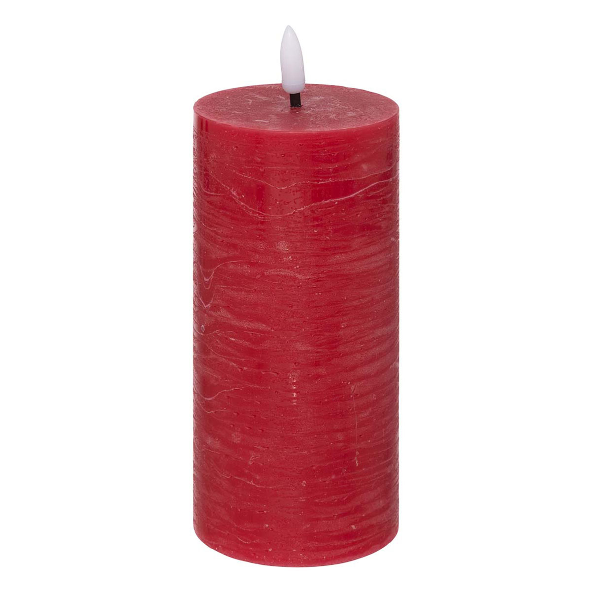 Διακοσμητικό Φωτιστικό Κερί (Φ7×17.5) A-S Molia Rouge 200663B 278840