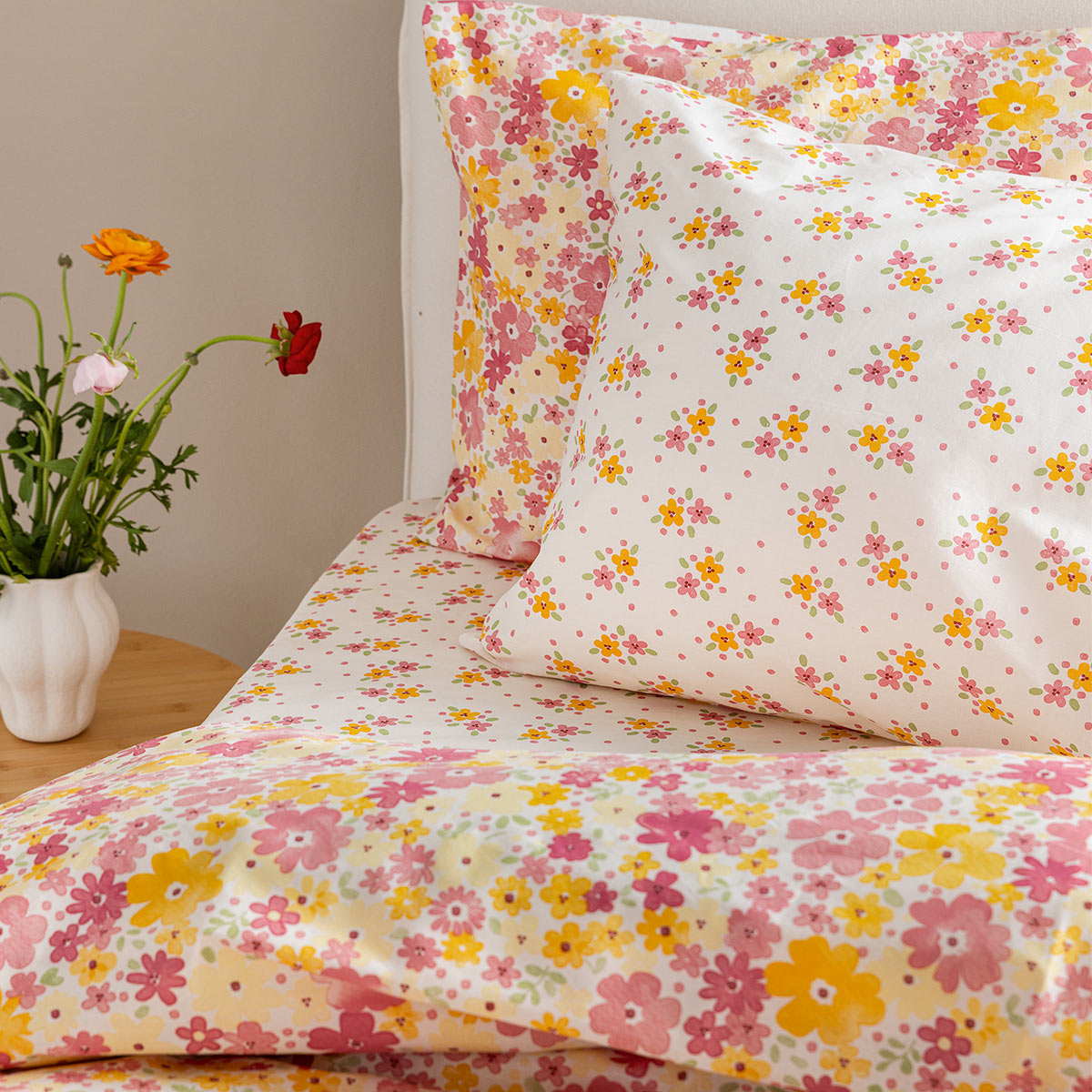 Σεντόνια King Size (Σετ) Palamaiki Fashion Fl6231 Home Λευκά Είδη Κρεβατοκάμαρας Spitishop