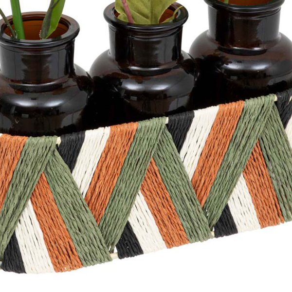 Τεχνητά Λουλούδια Σε Βάζο (22x8.5x26) A-S Exotic Panama 198123