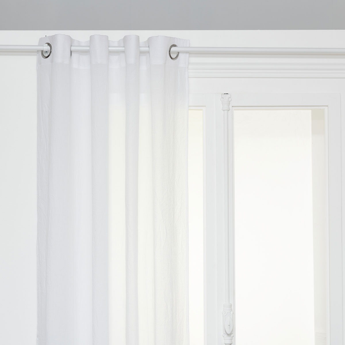 Κουρτίνα (135X240) με Τρουκς A-S Soleya White 201931A Home Κουρτίνες Σαλονιού Spitishop