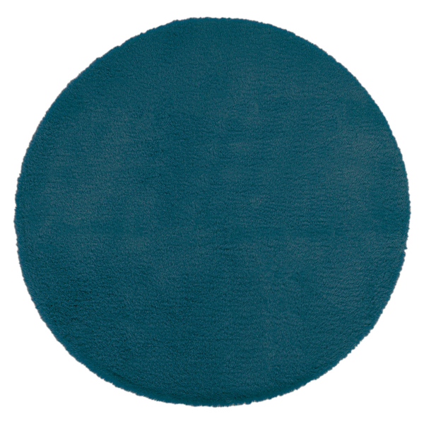 Γούνινο Στρογγυλό Χαλί (Φ80) A-S Rug Fur Bleu Canard 172421Q