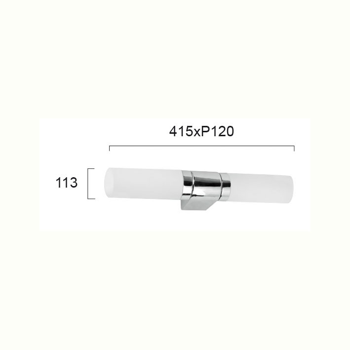 Φωτιστικό Μπάνιου Viokef Robert 4104900 Home Μπάνιο Φωτιστικά Spitishop