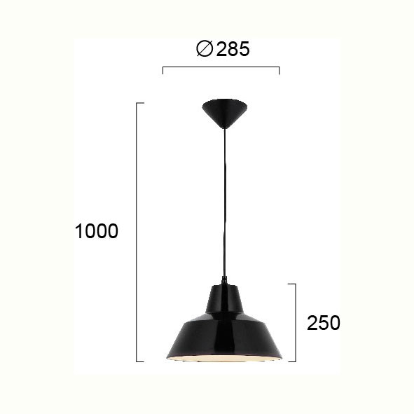 Φωτιστικό Οροφής Μονόφωτο Viokef Glen Black 4105602 Home Φωτιστικά Spitishop