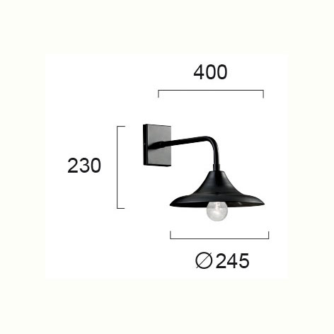 Απλίκα Τοίχου Viokef Malta 4126500 Home Φωτιστικά Spitishop