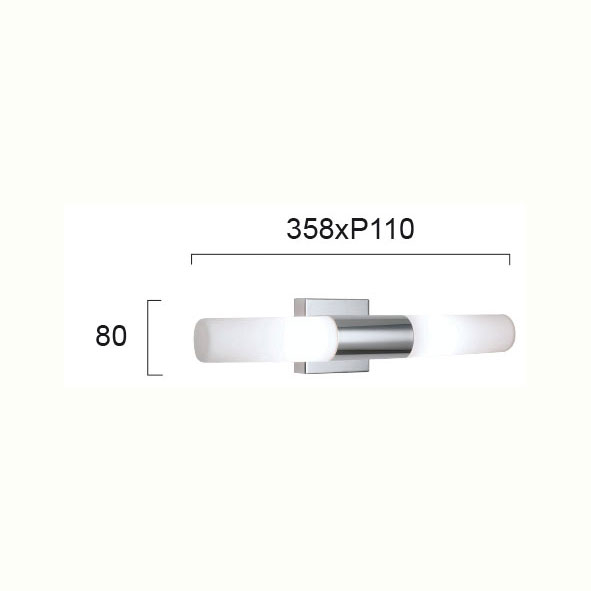 Φωτιστικό Μπάνιου Viokef Seldon 4132800 Home Μπάνιο Φωτιστικά Spitishop