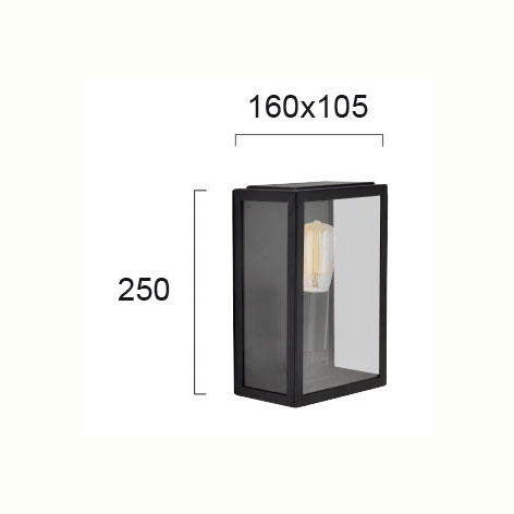 Απλίκα Εξωτερικού Χώρου Viokef Country 4158200 Home Φωτιστικά - Κήπου Spitishop