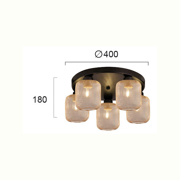 Φωτιστικό Οροφής Πολύφωτο Viokef Loren 4165400 Home Φωτιστικά Spitishop